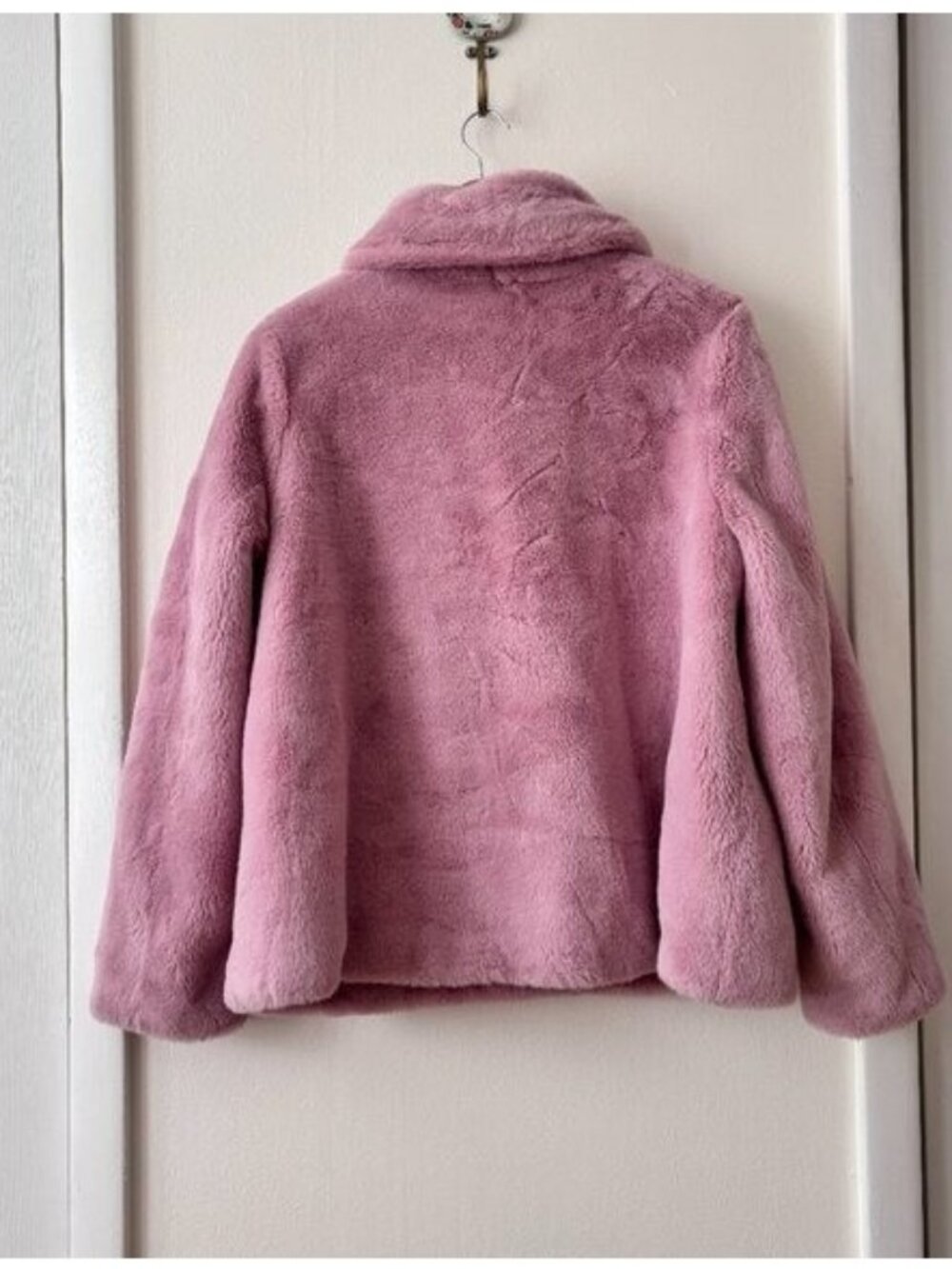 Gal Meets Glam Reese Pink Faux Fur Coat - Picture 8 of 10